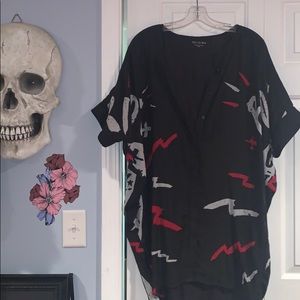 Rick&roll religion oversized shirt